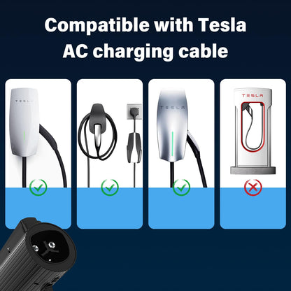 Type 1 J1772 Charging Adapter for Tesla Wall/Destination/Mobile Chargers