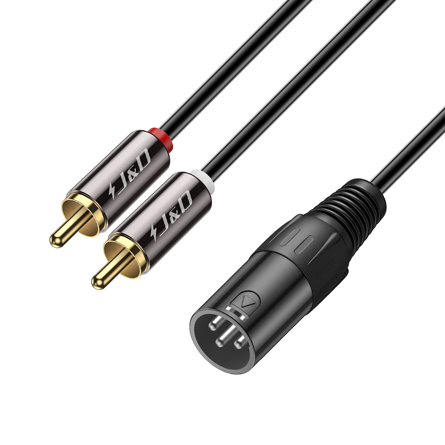 Benchmark XLRF to RCA Adapter Cable for Analog Audio - pin 3 floating -  Benchmark Media Systems