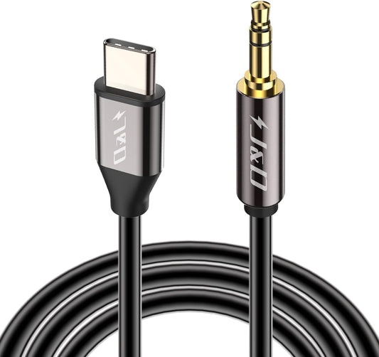 J&D USB Type C to 3.5mm Aux Cord