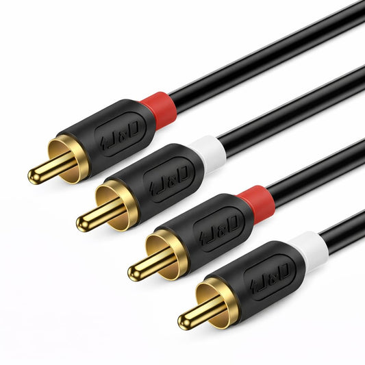 Audiowave Series 2RCA Male to 2RCA Male Stereo Audio Cable