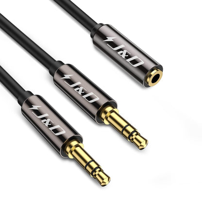 Cavo audio stereo con splitter a Y da 3,5 mm TRS femmina a 2 x 3,5 mm TRS maschio