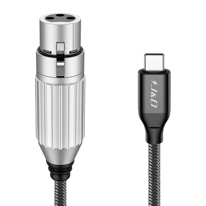 USB Type C to XLR Microphone Audio Cable