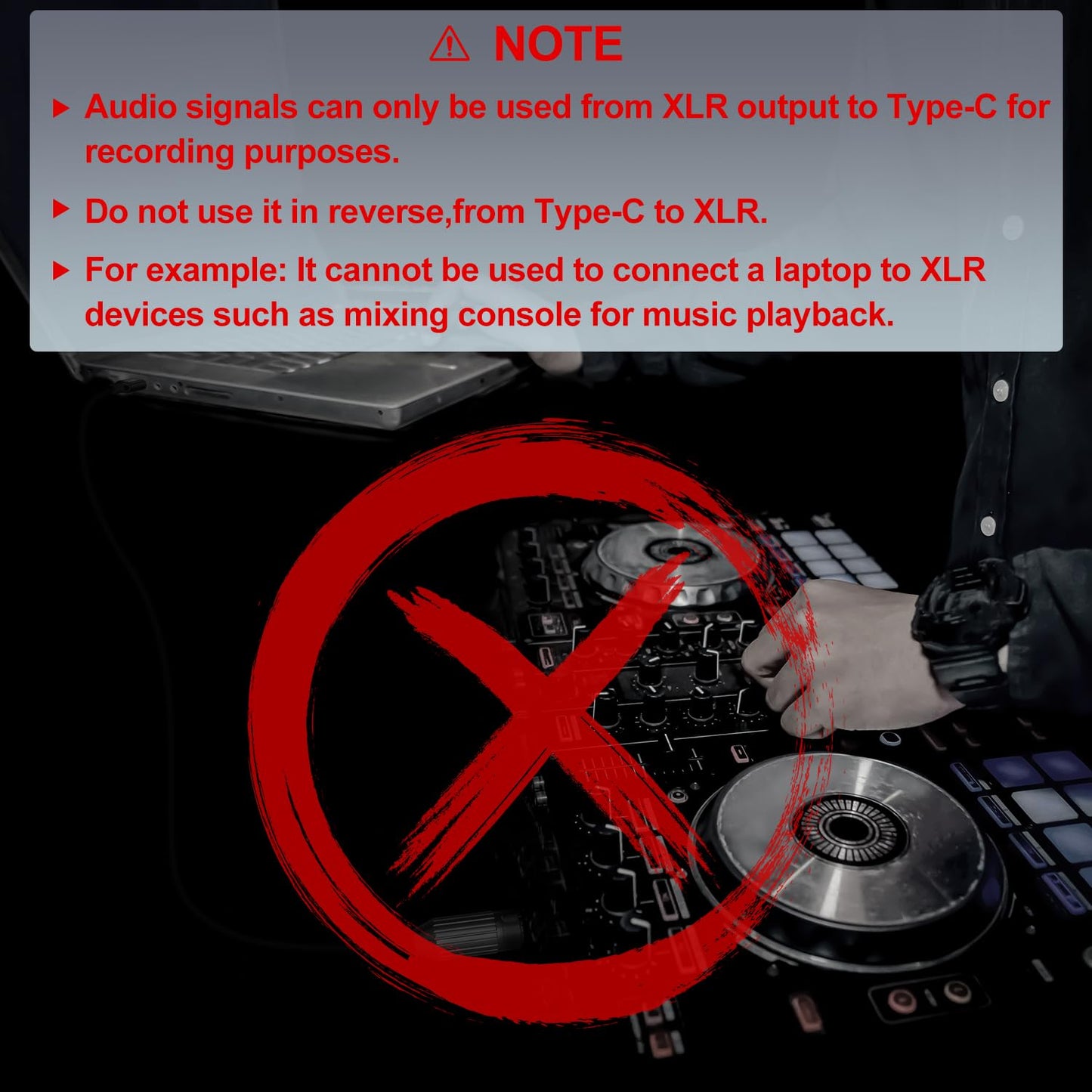 USB Type C to XLR Microphone Audio Cable