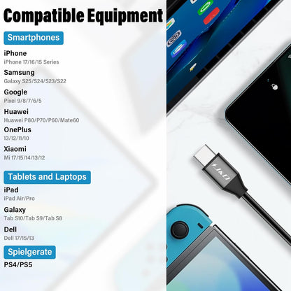 USB Typ C auf 6,35 mm 1/4 Zoll Stecker TS Mono Audiokabel