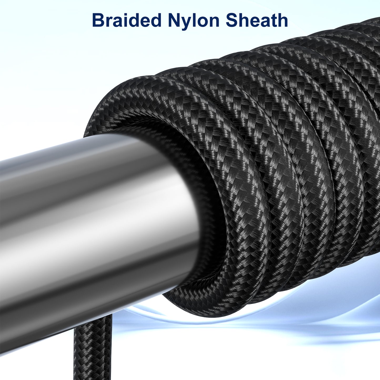 3.5mm TRS to Dual 6.35mm TS Stereo Y-Splitter Cable – Nylon Braided 1/8" to 1/4" Audio Adapter Cord for Amplifiers, Speakers, Mixers & Home Audio Systems, 3.3FT