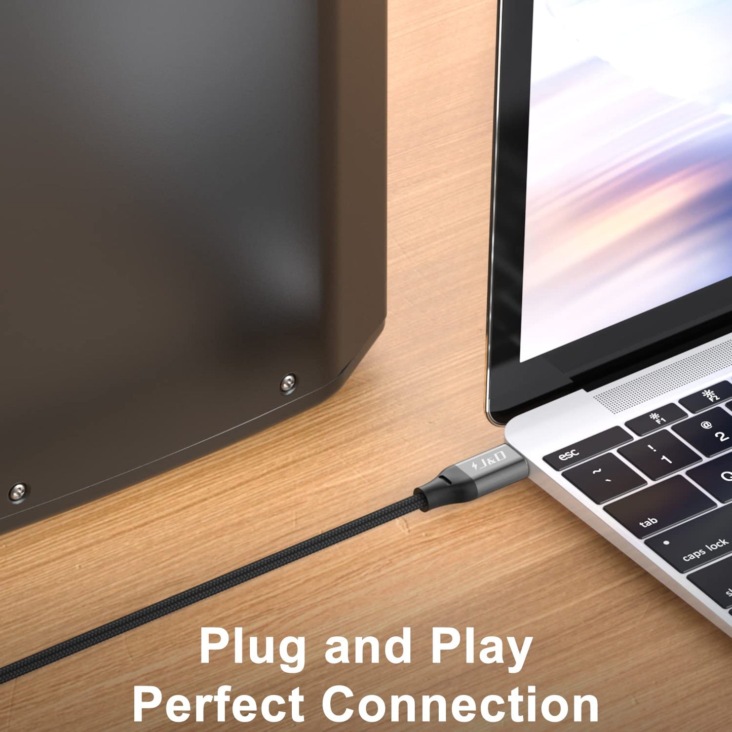 USB Type C to Dual 6.35mm Stereo Splitter Y Cable - 1/4 Inch TS Audio