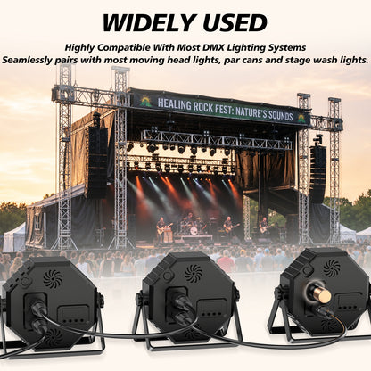 3-Pin DMX Terminator 4 Pack, 120 Ohm XLR Plug for Stable Flicker-Free Lighting