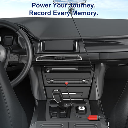USB A to 12V Car Cigarette Lighter Socket Adapter Cable 18W Power