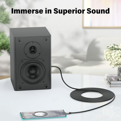 USB Typ C auf 6,35 mm 1/4 Zoll Stecker TS Mono Audiokabel