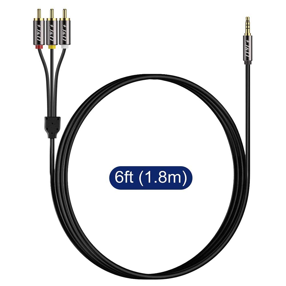 6ft (1.8m) 3.5mm M/M Stereo Audio Cable