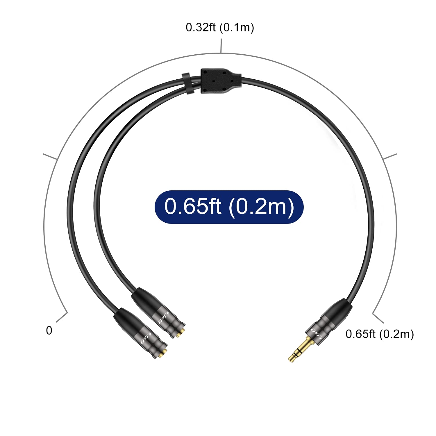 3.5mm Y-Splitter Audio Cable