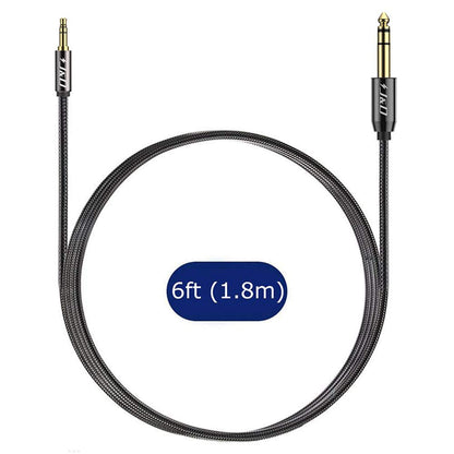 Trs Instrument Cable Male Jack Stereo Audio Cord 6.35 - Temu