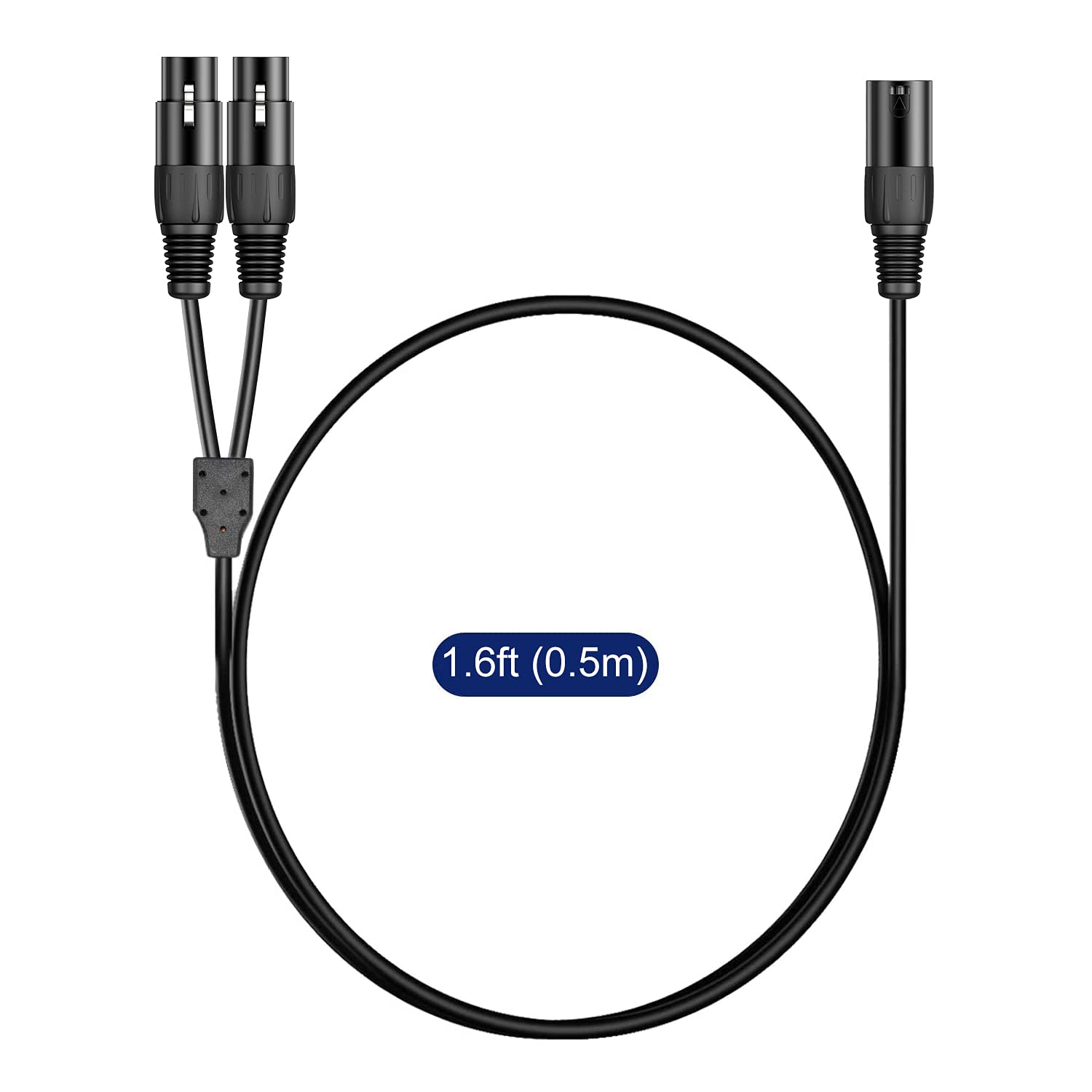 Mogami XLR 3-Pin Female Pro Audio Cables 2 In 1 Cable Xlr Male To Dual Xlr Female Y-splitter 3pin Xlr Splitter