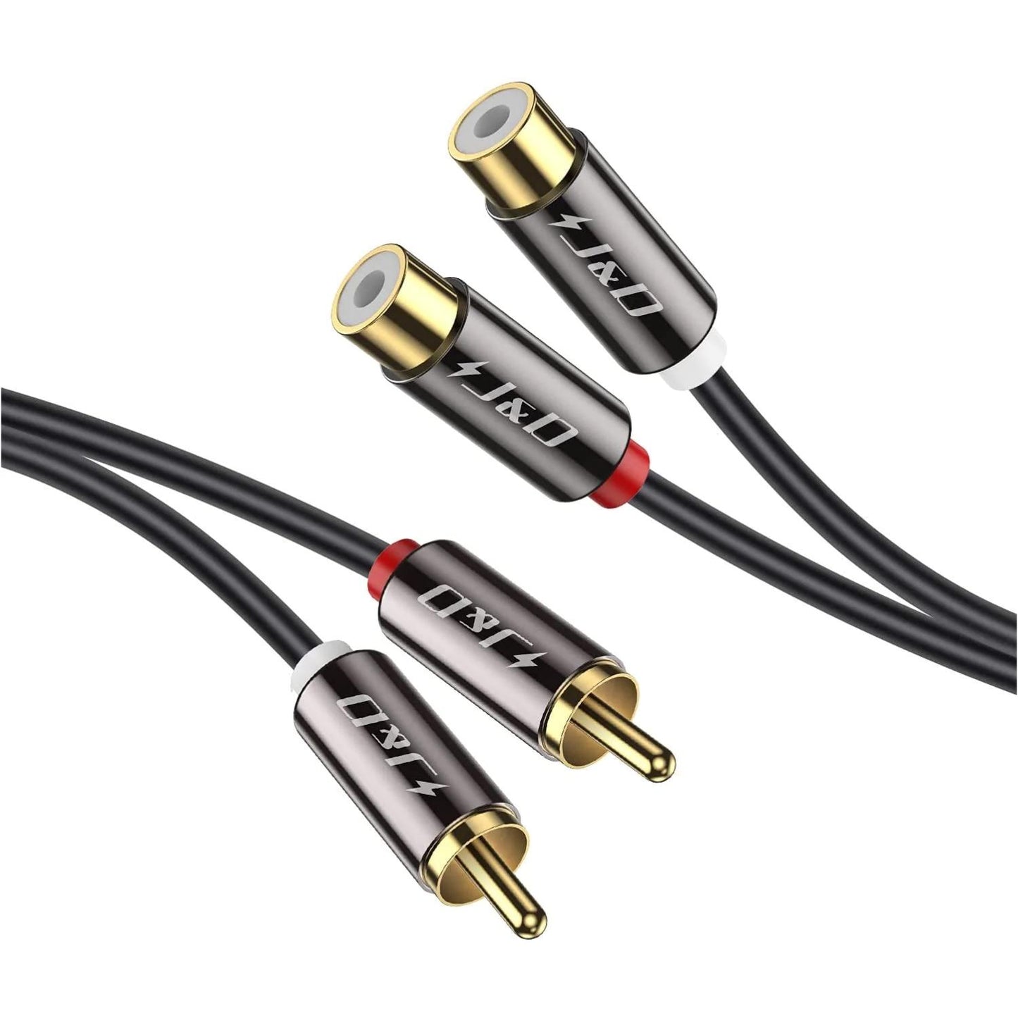 2RCA Male to Female Stereo Audio Extension Cable